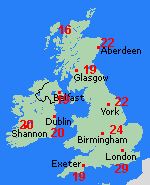 Forecast Mon Jun 29 United Kingdom